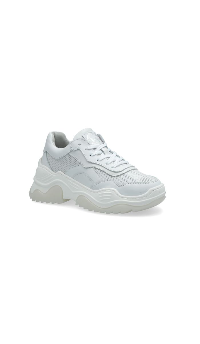 Zapatillas cuero blanco Ivy-0-02